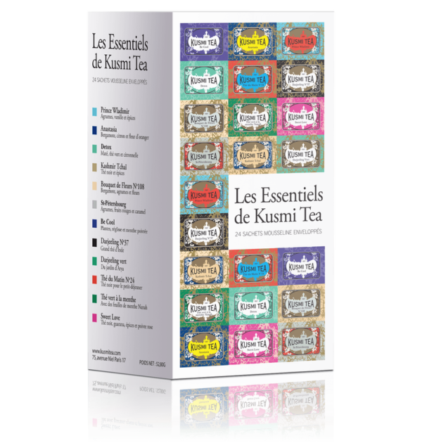 Les Essentiels de Kusmi Tea - 24 sachets mousseline