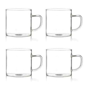 Coffret 4 Tasses en verre OGO 25cl