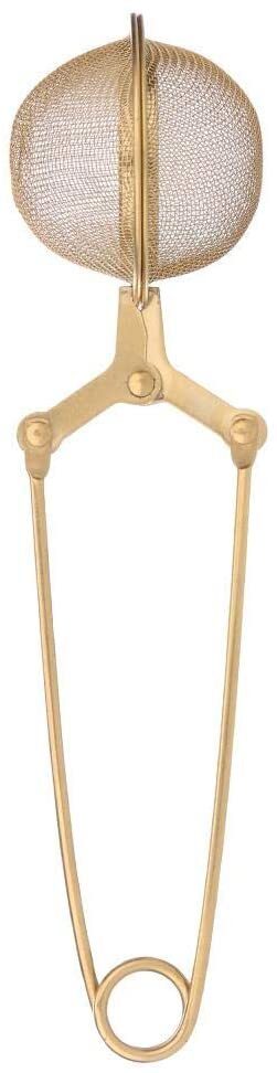 Pince infuseur doré - 4.5cm