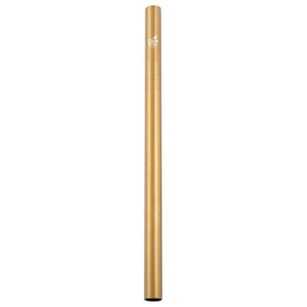 Paille Bubble Tea inox - Dorée
