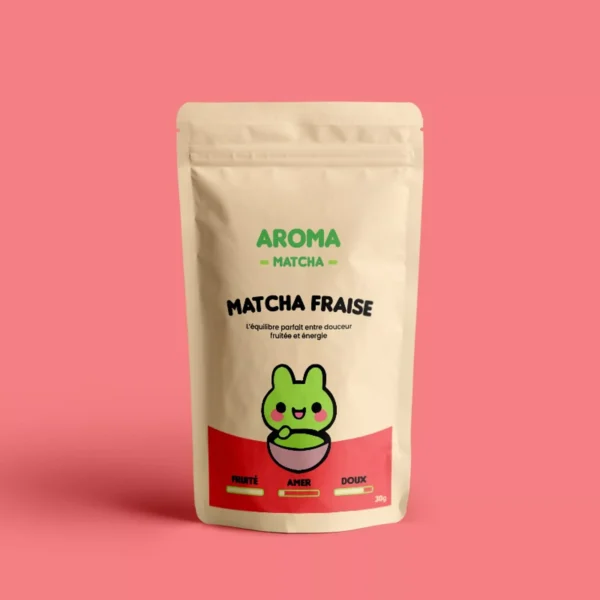 Matcha Fraise 100g