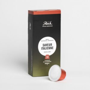 Café capsule Nespresso - Saveur italienne - boîte de 10