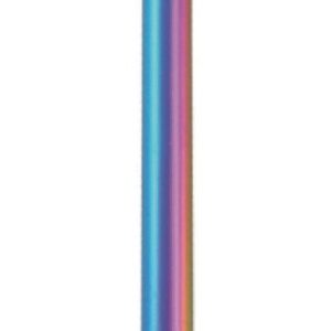 Paille Bubble Tea inox - Arc-en-ciel