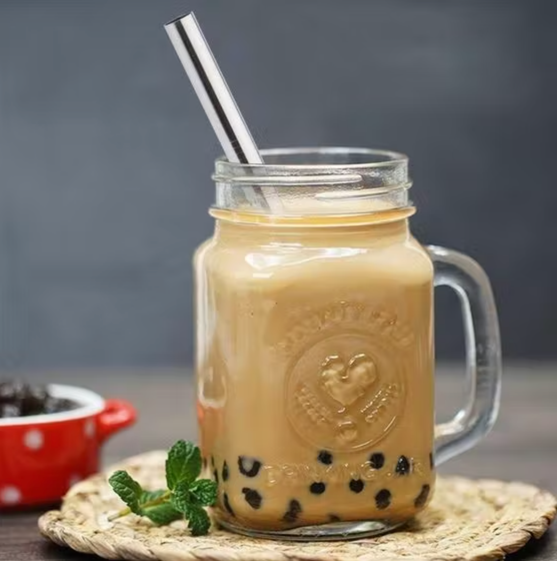 Paille Bubble Tea inox