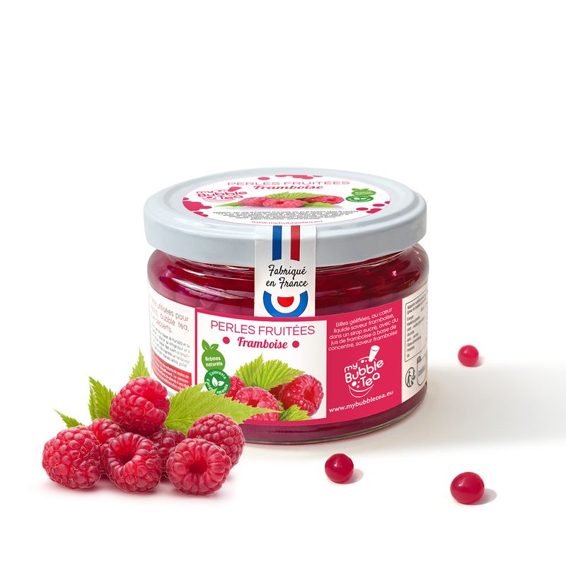 Perle de fruits - Bubble Tea - Framboise - 240g