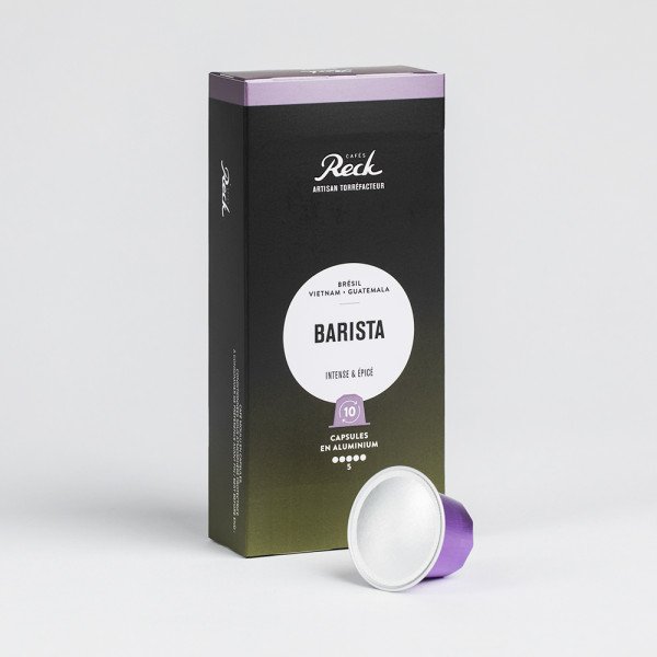 Café en capsule Nespresso - Barista - Boîte de 10