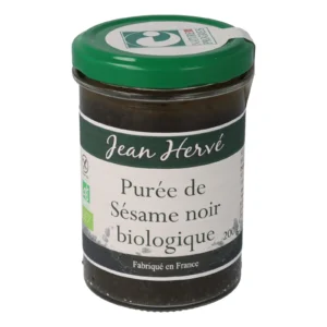 Purée de sésame noir 180g - pot en verre