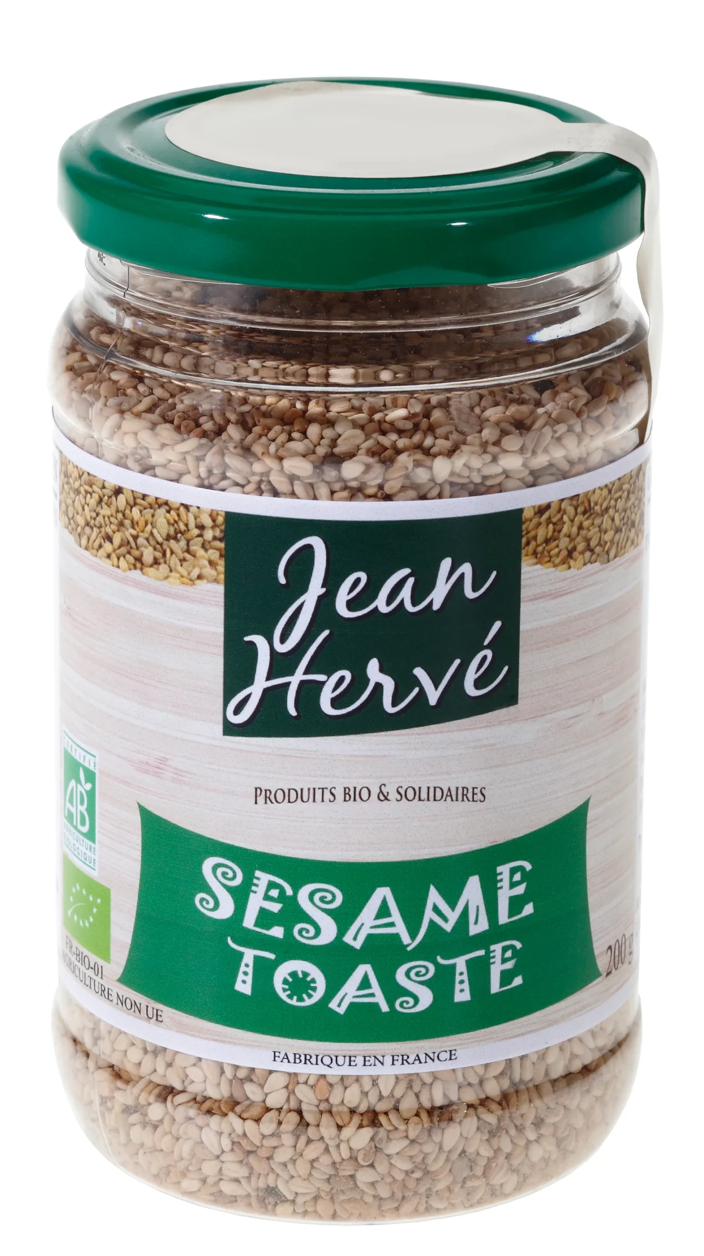 Graines de sésame complet toastées - pot PET 160g