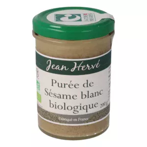Purée de sésame blanc - 180g - pot en verre