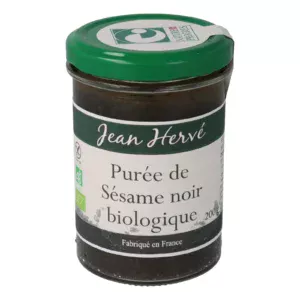 Purée de sésame noir 180g - pot en verre